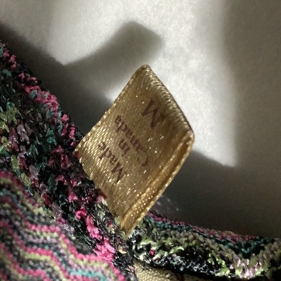 BKE - Sz M - zig zag pattern multi color sweater like long tank top - Picture 4 of 6